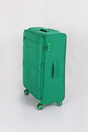 Benetton TROLLEY 70 CM Yeşil Unisex Valiz Outlet