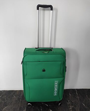 BENETTON TROLLEY 70 CM YEŞİL VALİZ