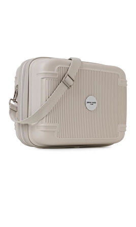 Pierre Cardin Seyahat Kozmetik Çantası Valiz Uyumlu Gri 04PCMKY7070-GR