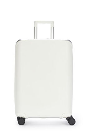 Pierre Cardin Trolley Valiz Beyaz Orta Boy 04PC7090-02-BY