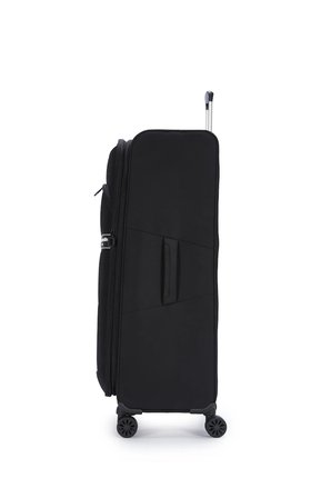 Büyük Boy Siyah Valiz - Şifreli Kilit Modern Darbeye Dayanıklı 360 Tekerlekli Unisex Seyahat Valizi