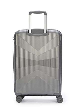 Pierre Cardin Trolley Valiz Gri Büyük Boy 04PC8009-01-GR