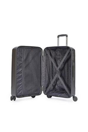 Pierre Cardin Trolley Valiz Gri Orta Boy 04PC8009-02-GR