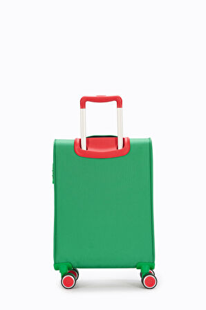 Benetton Kabin Boy Kumaş Valiz Yeşil Bnt2800