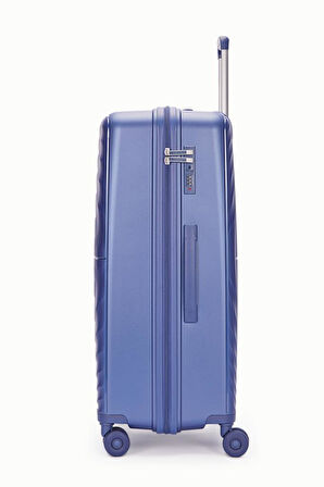 Benetton Trolley Valiz Mavi Büyük Boy 14BNT8002-01-M