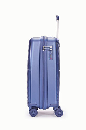 Benetton Trolley Valiz Mavi Kabin Boy 14BNT8002-03-M