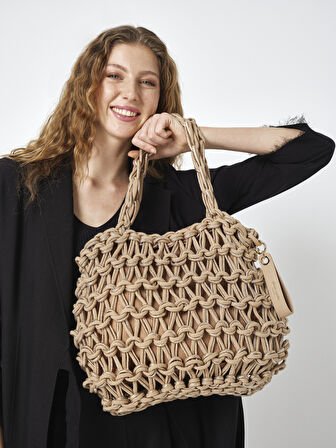 PİERRE CARDİN KADIN HASIR EL ÇANTASI 05PC25Y20288