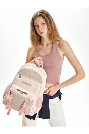 Pierre Cardin Okul Sırt Çantası Pembe PC.07PC1591.PM