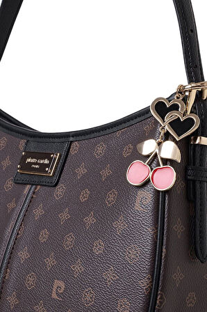 Pierre Cardin Monogram Kahve Kadın El Çantası 05PC25K10343-MN