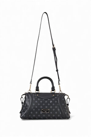 Pierre Cardin Monogram Siyah Kadın El Çantası 05PC25K10367-MN