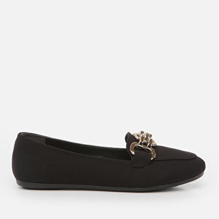  Siyah Yaya Kadın Loafer