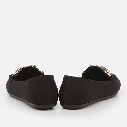  Siyah Yaya Kadın Loafer
