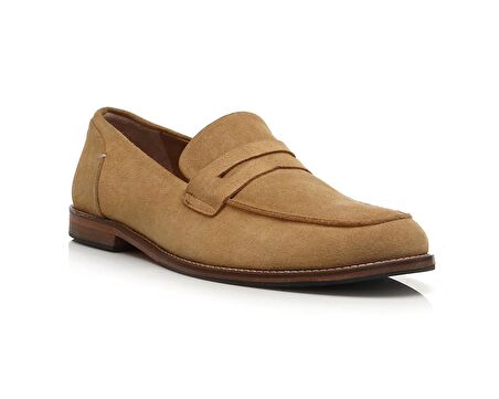 Hakiki Deri Camel Erkek Loafer x Danilo Zanna