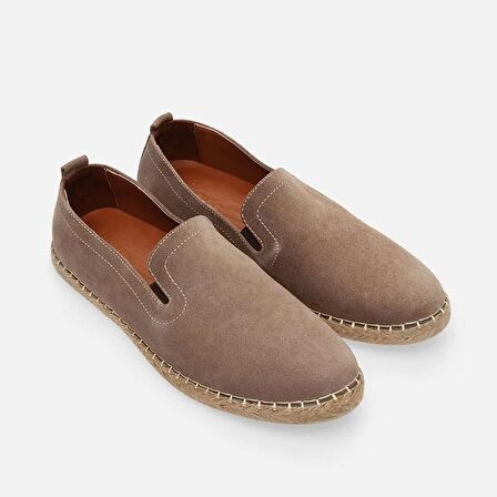 Hakiki Deri Kum Beji Erkek Loafer