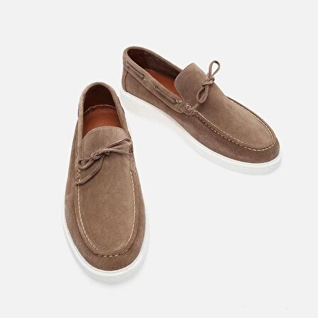 Hakiki Deri Vizon Erkek Loafer