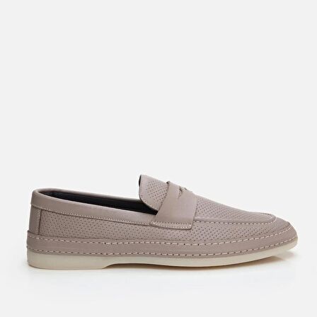 Hakiki Deri Vizon Erkek Loafer