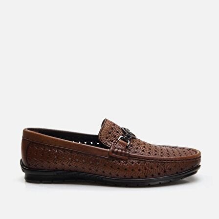 Hakiki Deri Kahve Erkek Loafer