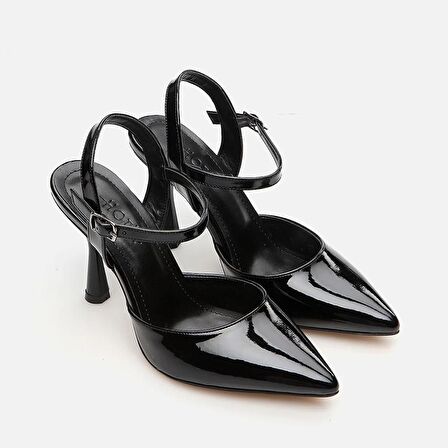  Siyah Kadın Stiletto