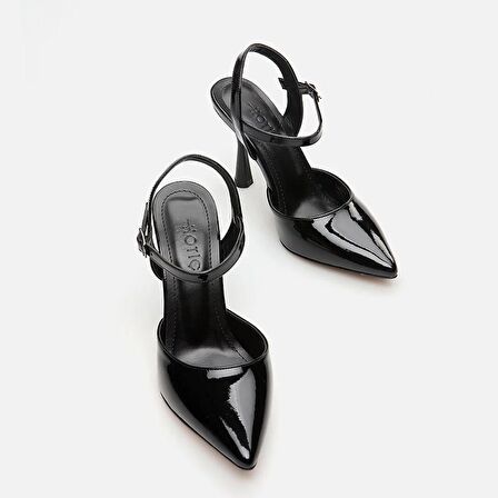  Siyah Kadın Stiletto