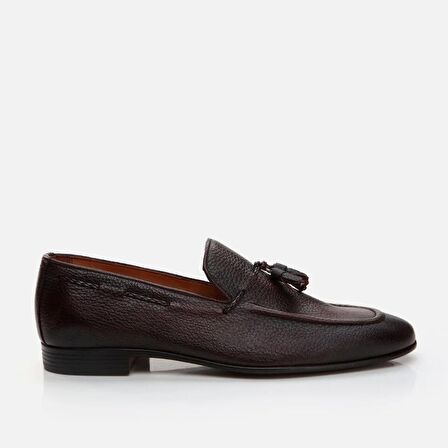 Hakiki Deri Kahve Erkek Loafer