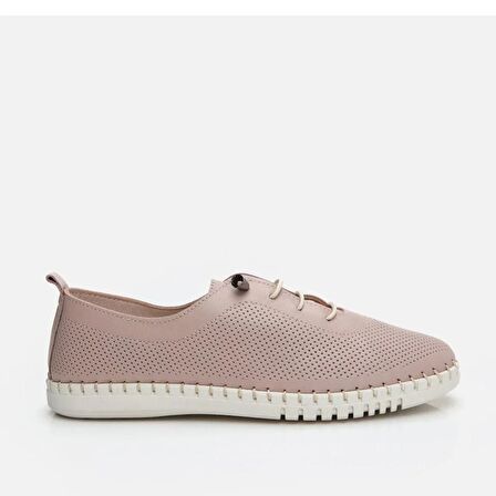 Hakiki Deri Vizon Kadın Loafer