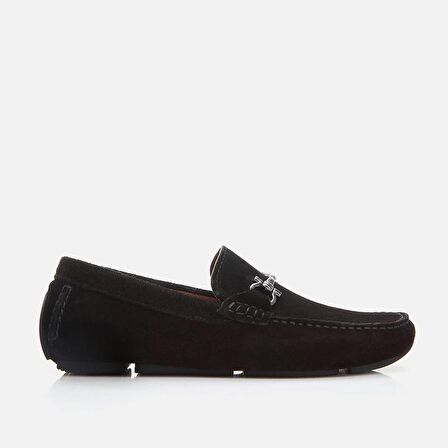 Hakiki Deri Siyah Erkek Loafer