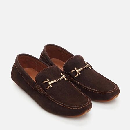 Hakiki Deri Kahve Erkek Loafer