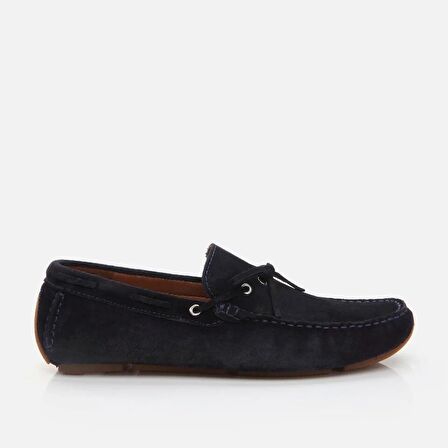 Hakiki Deri Lacivert Erkek Loafer