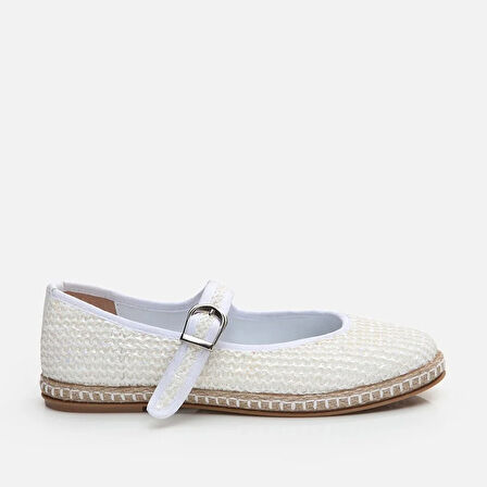 Beyaz Kadın Espadril
