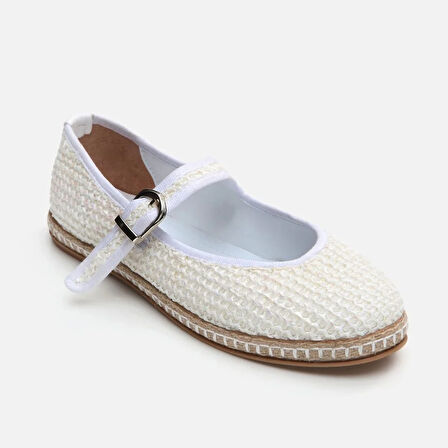 Beyaz Kadın Espadril