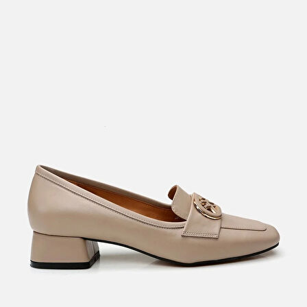 Hakiki Deri Vizon Kadın Loafer