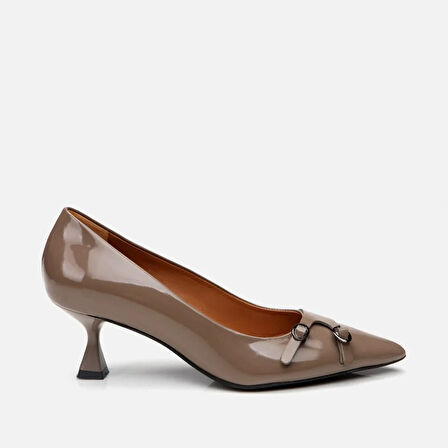 Hakiki Deri Vizon Kadın Stiletto