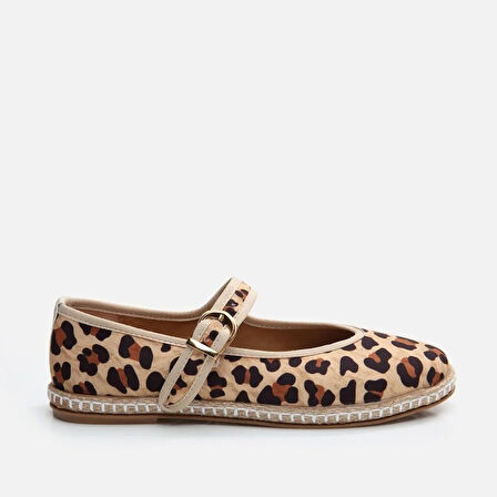 Leopar Desenli  Kadın Espadril