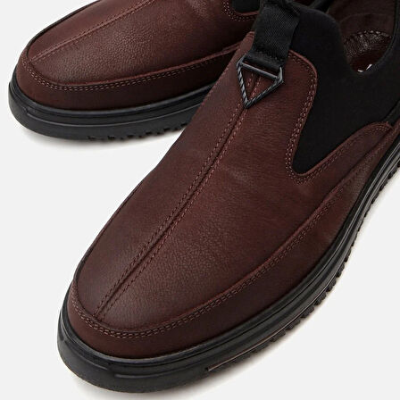 Hakiki Deri Kahve Erkek Günlük Ayakkabı