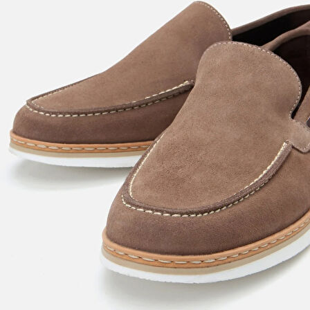 Hakiki Deri Vizon Erkek Loafer