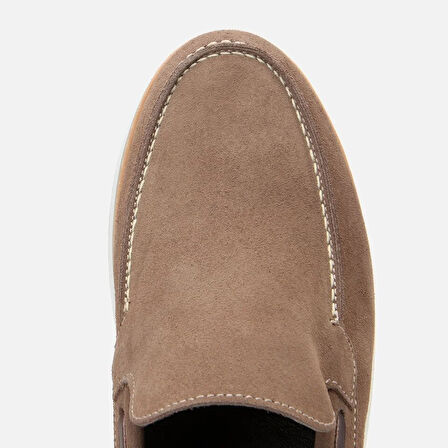 Hakiki Deri Vizon Erkek Loafer