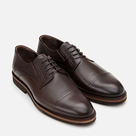 Hakiki Deri Kahve Erkek Günlük Ayakkabı