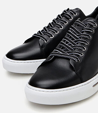 Erkek Deri Siyah Günlük Ayakkabı