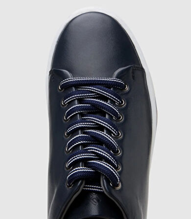 Erkek Deri Lacivert Günlük Ayakkabı