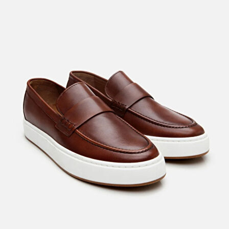 Hakiki Deri Taba Erkek Loafer