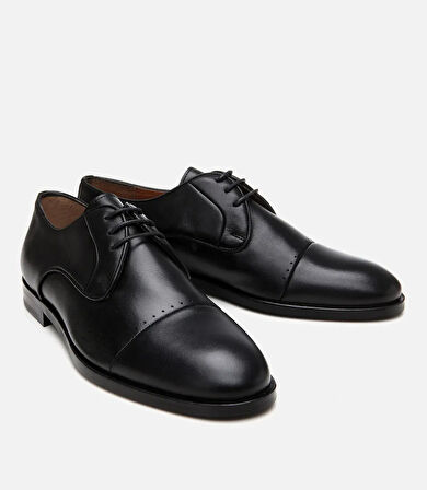 Erkek Deri Siyah Klasik Ayakkabı