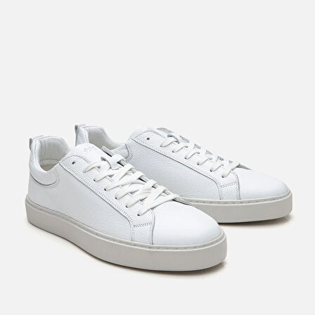 Erkek Deri Beyaz Günlük Ayakkabı