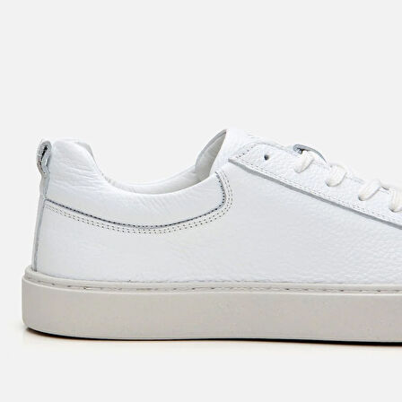 Erkek Deri Beyaz Günlük Ayakkabı