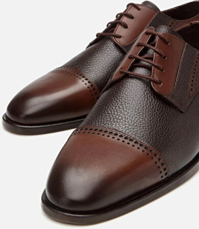 Erkek Deri Kahverengi Klasik Ayakkabı