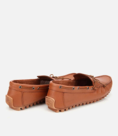 Erkek Deri Taba Esnek Tabanlı Günlük Loafer
