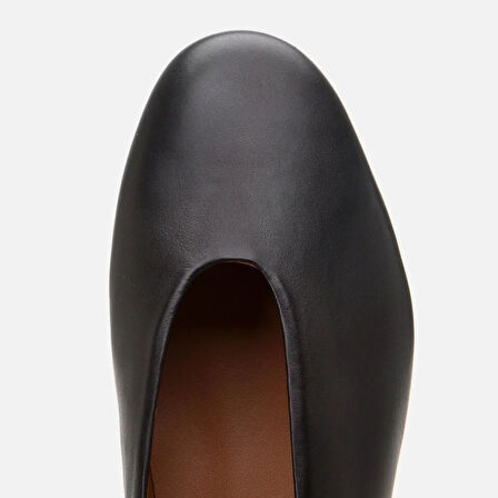 Hakiki Deri Siyah Kadın Babet