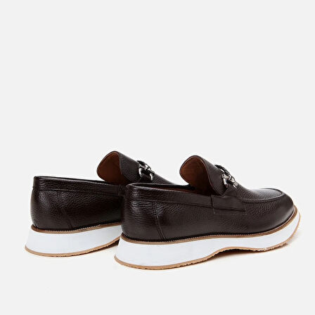 Hakiki Deri Kahve Erkek Loafer
