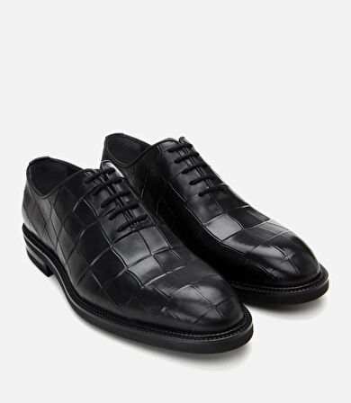 Erkek Deri Siyah Hafif Tabanlı Klasik Ayakkabı