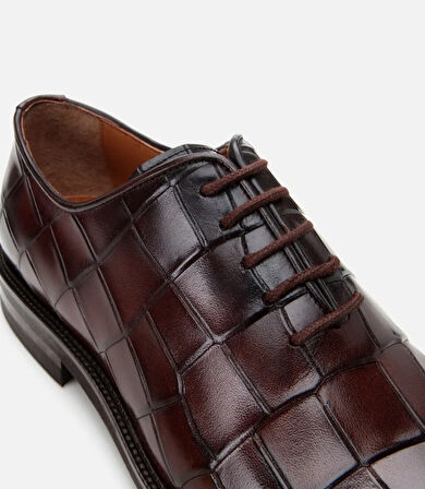 Erkek Deri Kahverengi Hafif Tabanlı Klasik Ayakkabı