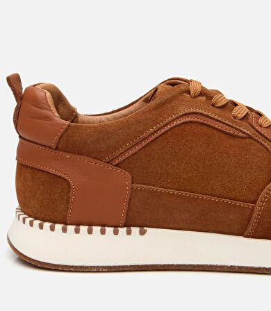 Erkek Süet Deri Taba Spor Ayakkabı